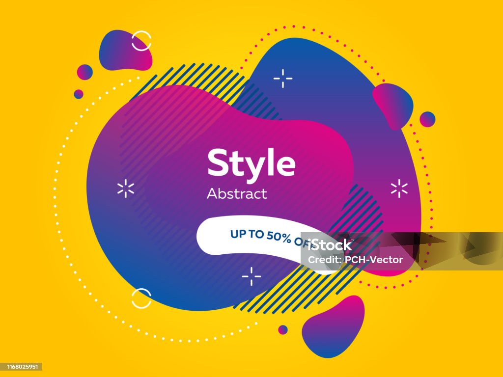 Colorful Abstract Figure Modern Colorful Abstract Figure Stock Illustration - Download Image Now ...