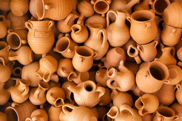 istock clay souvenir pots lie together 1168026497