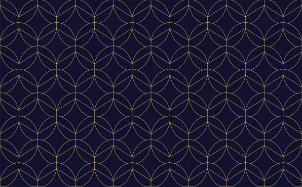 ilustrações, clipart, desenhos animados e ícones de teste padrão sem emenda do art deco. fundo abstrato do vetor. textura elegante geométrica. - pattern art deco circle backgrounds