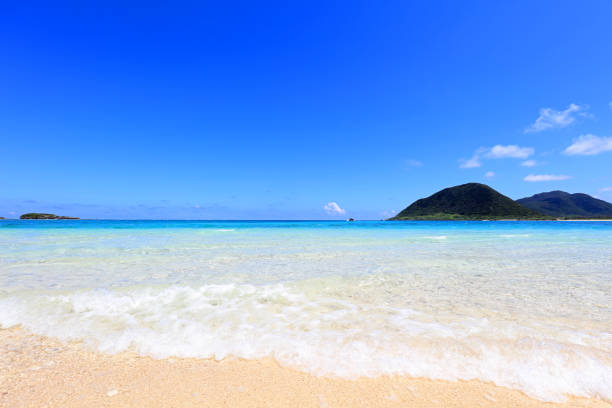 istock Beautiful tropical beach at Okinawa. 1168036951