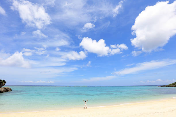 Beautiful tropical beach at Okinawa.