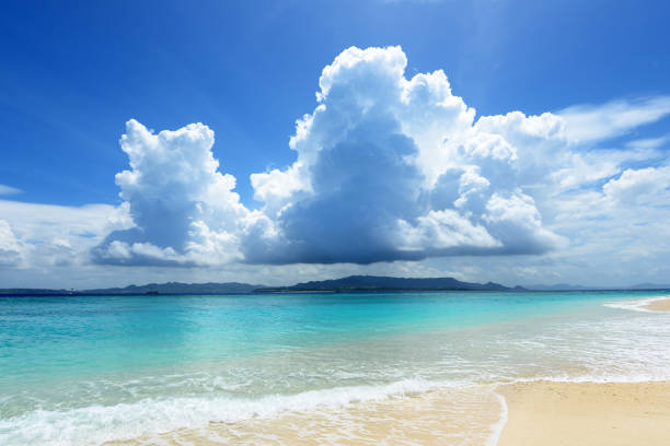 istock Beautiful tropical beach at Okinawa. 1168038132