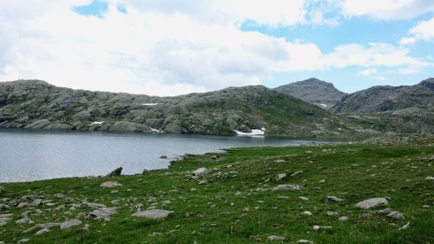 istock Lake in the high mountains 1168039656