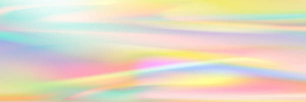 horizontale abstrakte pastell holographische textur design für muster und hintergrund - 2552 stock-grafiken, -clipart, -cartoons und -symbole