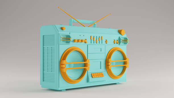 istock Gulf Blue and Orange Boombox 1168043303