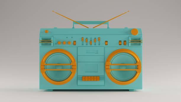 istock Gulf Blue and Orange Boombox 1168043397