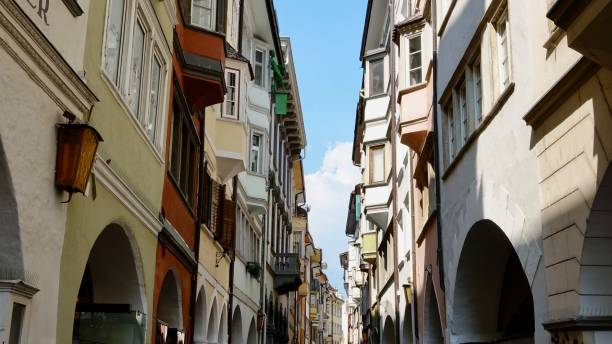 istock house facades in Bozen, Tirol 1168046161