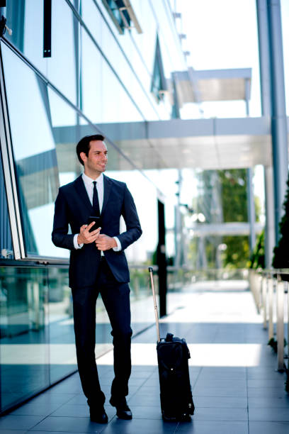 istock Handsome  man arriving at the hotel 1168047752