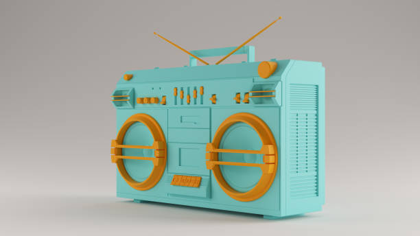 istock Gulf Blue and Orange Boombox 1168054351