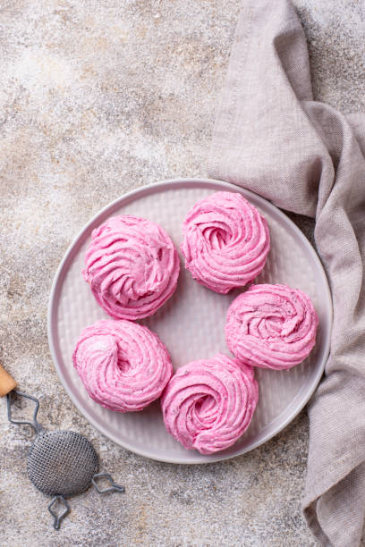 istock Purple berry sweet homemade marshmellow 1168057520