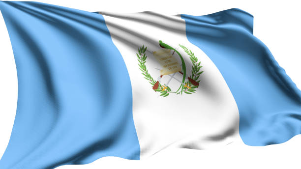 istock flag of Guatemala with fabric structure in the wind 1168060888