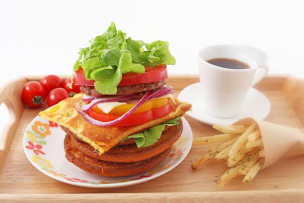 istock Hamburger and french fries 1168062105