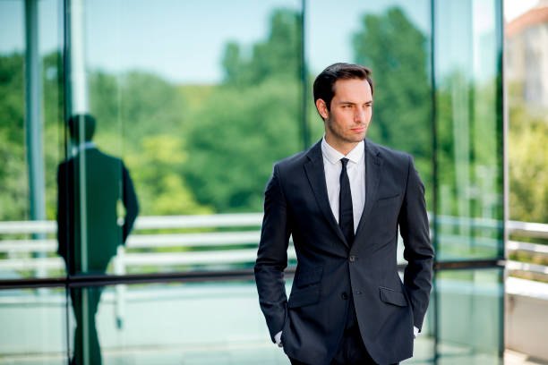 istock Portrait of confident businessman 1168062741