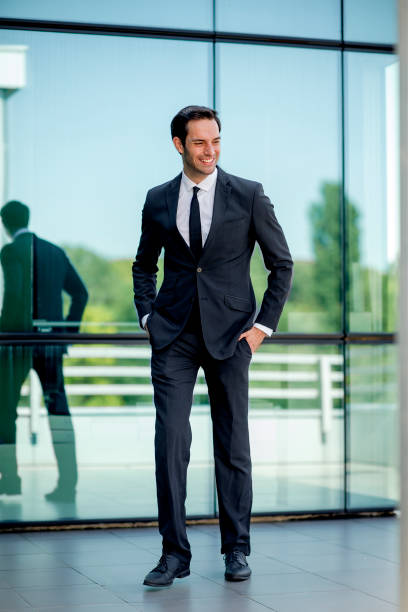 istock Young businessman in elegant suit 1168065027