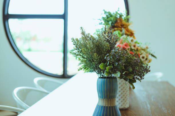 istock flower plant in flowerpot decorating in cafe restaurant 1168080200