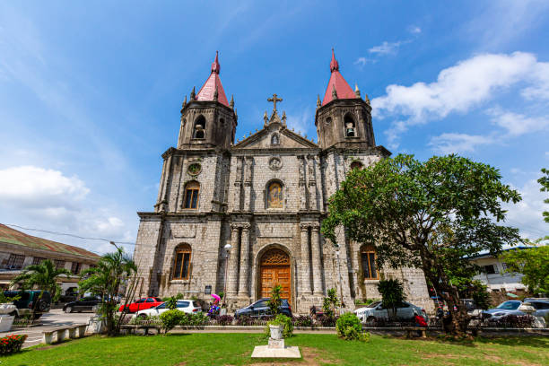 Molo Church of Iloilo Province in the the Philippines stock photo