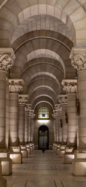 istock Neo-Romanesque Crypt of the Almudena Cathedral 1168082217