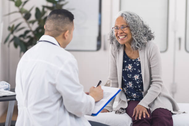 istock Senior woman at the doctor's office 1168087553