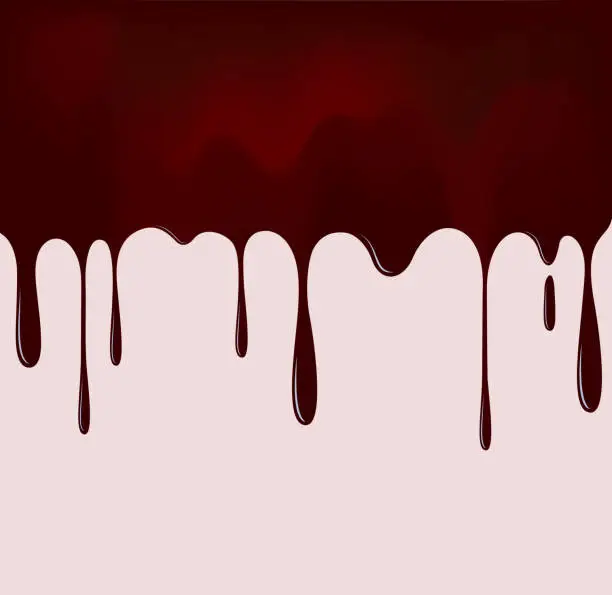 Vector illustration of blood spill