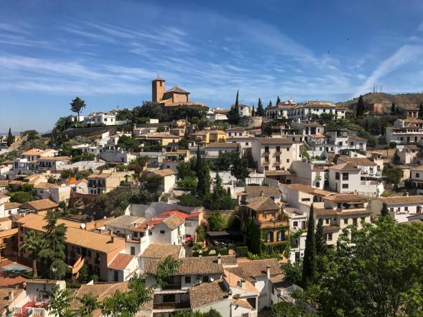 istock Panoramic view of Granada, Spain - beautiful Andalusian city 1168103884
