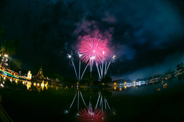 istock Loy Krathong in Sukhothai 1168105524