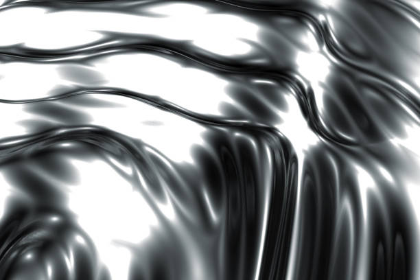 Liquid metal mercury silver ripple abstract background Liquid metal mercury silver ripple abstract background textured silver flowing wave pattern stock pictures, royalty-free photos & images