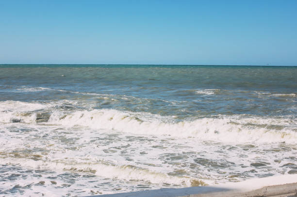 istock Black sea during storm, Sochi, Russia, nature background 1168110667