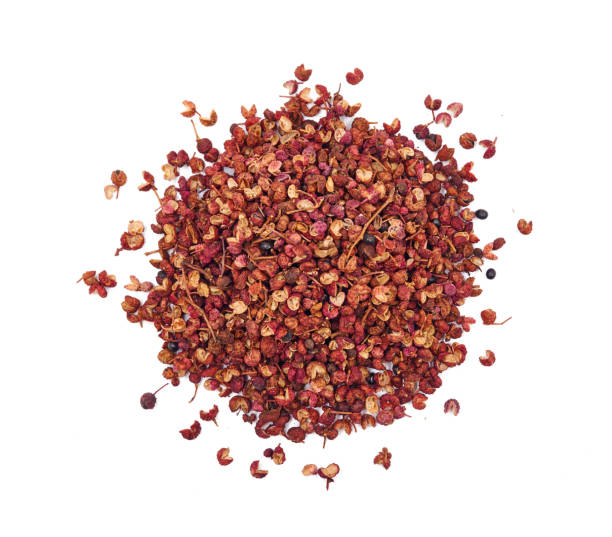Sichuan pepper isolated on white background Sichuan pepper isolated on white background sichuan province stock pictures, royalty-free photos & images