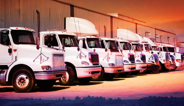 istock Industrial Truck Fleet 1168115993