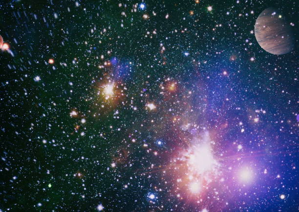 istock Nebula night starry sky in rainbow colors. tar field and nebula in deep space many light years far from planet Earth. Multicolor outer space. Elements of this image furnished by NASA. 1168116865
