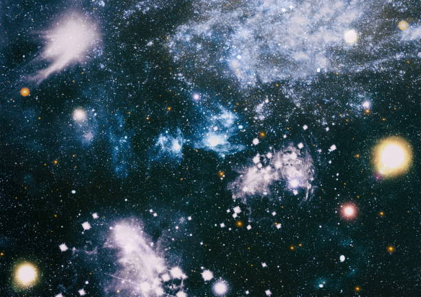 istock Nebula night starry sky in rainbow colors. tar field and nebula in deep space many light years far from planet Earth. Multicolor outer space. Elements of this image furnished by NASA. 1168116899