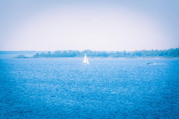 Sea landscape from Oulu, Finland.