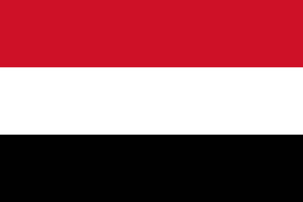 ilustrações, clipart, desenhos animados e ícones de bandeira do vetor de yemen. ilustração do vetor do eps 10. sana. a bandeira de libertação árabe - arabian peninsula