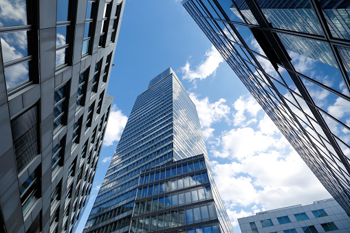 The Mediapark district with the Cologne Tower (Kölnturm).