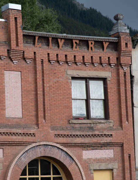 Old building parts in old west