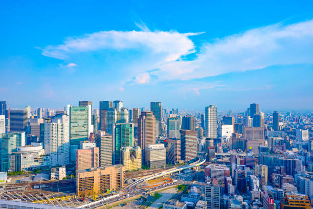istock city at Osaka in Japan 1168125819