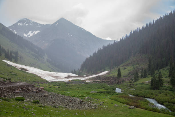 istock 16 feet high snow bank from avalanche 1168135280