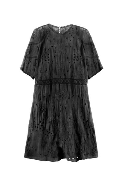 istock Black dress isolated 1168135494