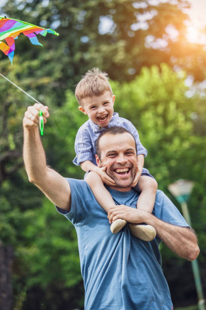 istock Single father and son hanging out outdoors 1168141321