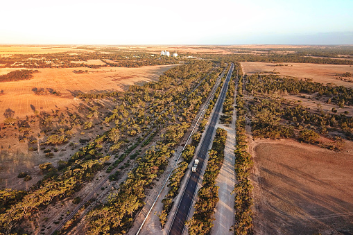 Endless fields in Australian Eyre Peninsula