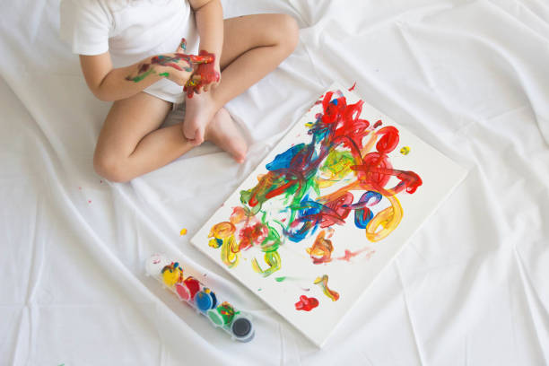 istock Fingerpainting Toddler Activity 1168147754