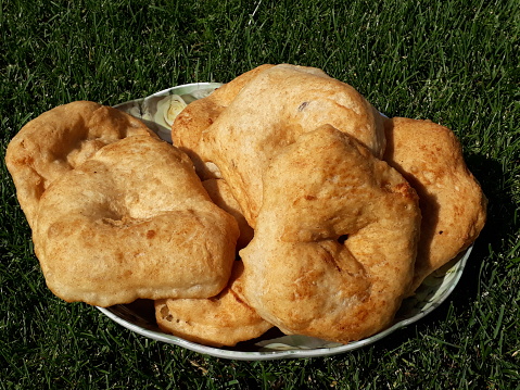 Turkish Fried Dough Crumpets Pisi