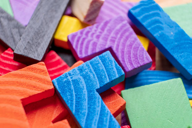 istock Wooden Puzzle, Geometric Shapes, Toy Blocks, Logical Game 1168155387