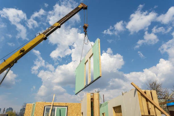 istock Construction of new and modern modular house 1168156791