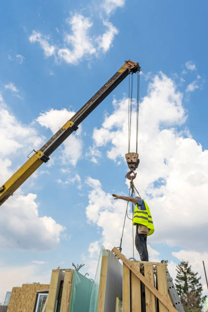 istock Construction of new and modern modular house 1168157084