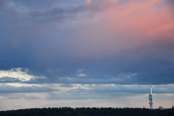 istock Sunset clouds in Prague stock images 1168158799