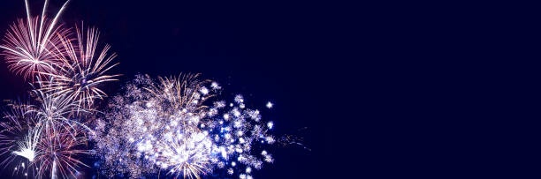 istock Fireworks background for anniversary, new year and festivals 1168158823
