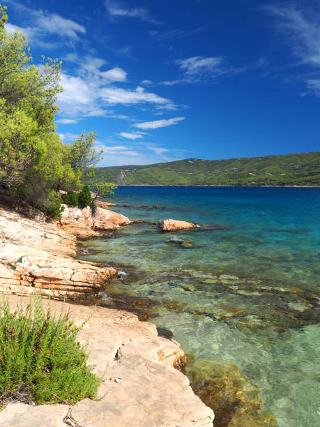 istock Scenic Adriatic Beach on Hvar island 1168169878