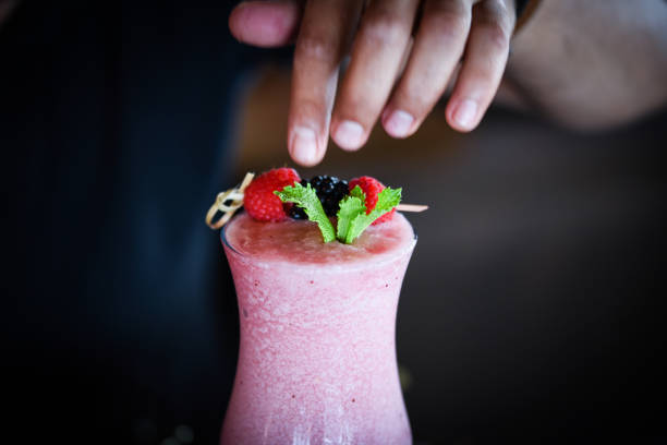 istock fresh forest fruit lemonade - blueberry, raspberry, blackberry with smashed ice, ginger and honey 1168170009