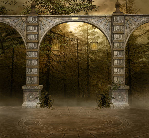 istock Secret passage in the woodland 1168176746